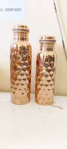 Bouteille d'eau en cuivre pur 1 litre, bouteille ayurvédique, anti-fuite, écologique, réutilisable pour la maison, le bureau, la salle de sport, les voyages - Product Image 4