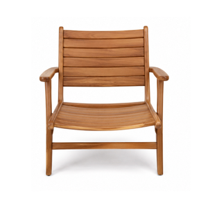 Sillón de Relax Moderno de Madera de Teca Sólida, Silla de Descanso para Interiores y Exteriores, Silla Decorativa para Villa, Resort, Hotel, Patio - Product Image 2
