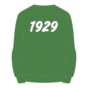 Sudadera verde esmeralda de la hermandad Iota Phi Lambda, ropa con letras griegas, año de fundación 1929, jersey informal para mujer, top con cuello redondo - Product Image 1