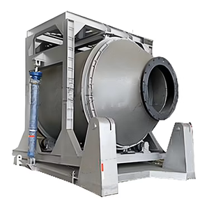 Horno Rotatorio Totalmente Automático para Fundir Aluminio y Cobre con Sistema de Control PLC y Operación Continua de Tambor Rotatorio - Product Image 3