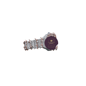 Reloj Cronógrafo de Lujo Estilo Hip Hop con Incrustaciones de Diamantes para Hombre, Movimiento de Cuarzo, Moissanita VVS, Oro Blanco, Diamantes Redondos - Product Image 2