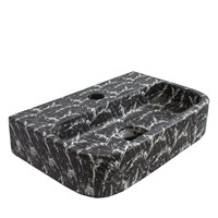 Nouveau design de lavabo décoratif moderne en marbre, emballage personnalisé disponible
