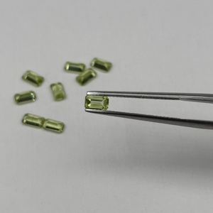 Peridoto Verde Natural Pulido, Corte Octogonal, 3x5 mm, Gema Suelta |   Suministros para la Fabricación de Joyería |   Proveedor Mayorista - Product Image 4