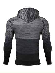 New Stylish Casual Hoodie For Men 100% Cotton <b>Thick</b> <b>Fleece</b> Winter Solid Eco-Friendly Quick Dry Custom Logo Digital Printing - Product Image 2