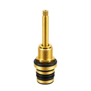 Válvula de descarga de latón de alta resistencia con eje roscado de precisión, resistente a la corrosión, pieza de repuesto sanitaria para fontanería. - Product Image 1