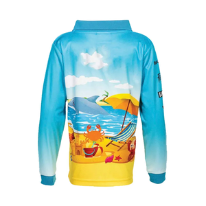 Custom Hooded Fishing T Shirts Wholesale OEM Manufacturer Supplier Polyester UV <b>Hoodie</b> Tee Private Label Bulk - Product Image 4