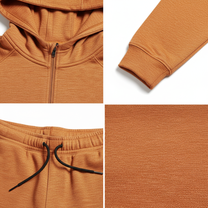 Conjunto Deportivo para Hombre, Sudadera con Cremallera y Pantalones Jogger, 2 Piezas de Algodón, Venta al Por Mayor - Product Image 5