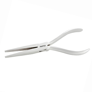 High Quality Optician <b>Long</b> Flat <b>Nose</b> pliers 4mm Jaw 160mm Stainless Steel Optical Workshop Supplies Jewelry Tools & Equipment - Product Image 1