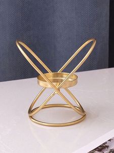Porte-bougie en métal design haut de gamme, décoratif et artistique, pour la décoration intérieure - Product Image 2