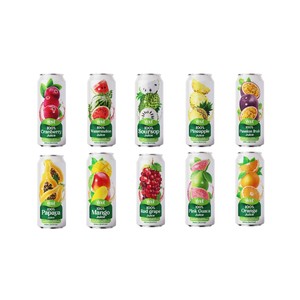 Pour Jus de Fruits Tropicaux 250ml/330ml (24 Canettes) - À Boire Froid - Product Image 2