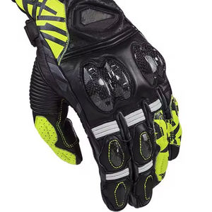 ถุงมือมอเตอร์ไซค์หนังคุณภาพพรีเมียมสำหรับนักแข่งรถแบบเต็มนิ้ว - Product Image 6