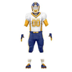 Ensemble de maillot de football américain pour homme, manches courtes, personnalisable avec le nom de l'équipe, sublimation, anti-transpiration, ajusté - Product Image 4
