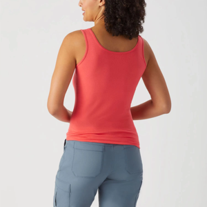 Débardeur sans manches pour femme, col rond, couleur unie, respirant, tricoté, coupe décontractée, longueur normale - Product Image 4
