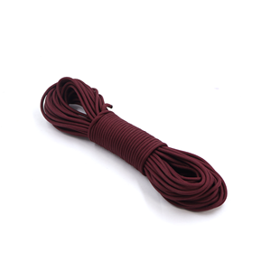 Burgundy 4mm Paracord Rope 550 Type Nylon Utility <b>Cord</b> for Camping, Survival, Craft and DIY Use - Product Image 1