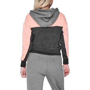 เสื้อสเวตเตอร์มีฮู้ดสำหรับผู้หญิงผ้าคอตตอนหนาสีพื้นสไตล์เกาหลีมีฮู้ดบุผ้าซาติน - Product Image 5