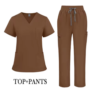 OEM Short Sleeve Tops Jogger Pants Medical Hospital Nursing <b>Scrub</b> Uniforms Men Women Nurse <b>Scrubs</b> <b>Sets</b> - Product Image 5