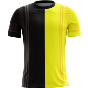 Uniforme de Fútbol 7V7 Moderno de Dos Tonos con Mangas Cortas, Franjas Laterales Verticales en Contraste, Transpirable y de Secado Rápido - Product Image 3