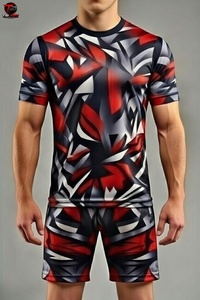 Conjunto de uniforme de voleibol con sublimación de logotipo personalizado, pantalones cortos de poliéster transpirables de secado rápido para entrenamiento en equipo, uniforme de voleibol - Product Image 2