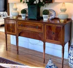 European Classical Console Table Carved <b>Wood</b> Accent <b>Desk</b> White and Gold Decorative Living Room Office - Product Image 3
