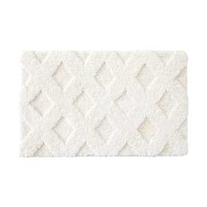 พรมเช็ดเท้าอาบน้ำทำด้วยเครื่องจักร 100% ผ้าฝ้าย ดีไซน์หรูหรา ซึมซับน้ำได้ดี กันลื่น เป็นมิตรกับสิ่งแวดล้อม ลายเรขาคณิต - Product Image 5
