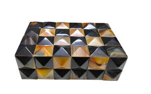 Handcrafted Buffalo Horn Jewelry <b>Box</b> – Polished Eco-Friendly Horn Bracelet <b>Storage</b> Gift <b>Box</b> for Home Decor - Product Image 3