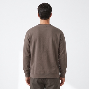 High Quality <b>Men</b> Cotton Sweaters Custom Regular Fit <b>Crewneck</b> Blank Plain Custom Silk Screen Printing <b>Sweatshirt</b> For <b>Men</b> - Product Image 2