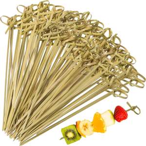 Palillos de Bambú al por Mayor, 100/500 Unidades, Palillos para Cócteles, Aperitivos, Frutas y Decoración de Alimentos - Product Image 5