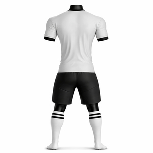 Ensemble de tenue de football d'été imprimé : maillot, short, chaussettes, logo personnalisé, vêtements d'équipe, fournisseur d'usine en gros - Product Image 2