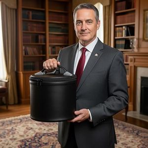 Étui de luxe pour fez maçonnique – Boîte de rangement et de présentation en similicuir noir |   Étuis pour casquettes de francs-maçons (noir) - Product Image 3