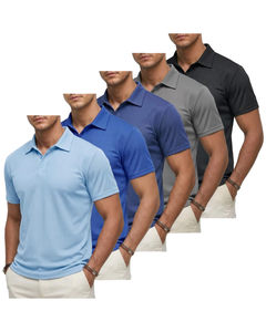 Camisas de Verano para Hombre al por Mayor, de Alta Calidad, Formales, Holgadas, Tejidas, Transpirables, con Bolsillo, Etiqueta Personalizada - Product Image 1