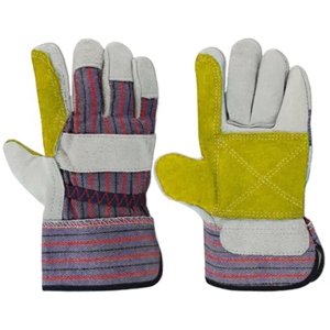 Guantes de Trabajo Cómodos de Piel de Vacuno, Guantes de Seguridad Duraderos para Protección en el Jardín, Suaves y Resistentes - Product Image 4
