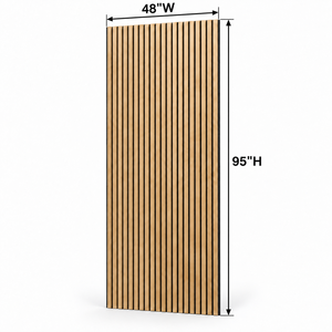Panel de Pared de Listones de MDF con Revestimiento de Fieltro Negro, Decoración de Pared Interior Fluorescente Moderna que Absorbe el Sonido para Uso en Almacenes y Hogares - Product Image 2