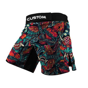 กางเกง MMA แบบซับลิเมชั่นลายกรันจ์ ชุดฝึกซ้อมมวยไทย คิกบ็อกซิ่ง - Product Image 1