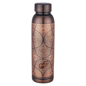 Botella de Agua de Cobre Pinal, Diseño Bohemio, Portátil, para Viajes - Product Image 4