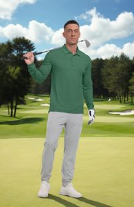 Polos de Manga Larga para Hombre, Absorbentes de Humedad, de Secado Rápido, Polos de Golf para Hombre, 100% Poliéster, Cuello de Color Sólido - Product Image 6