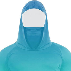 Camisetas de Pesca Sublimadas con Nuevo Diseño UPF 50, Absorbentes de Humedad, con Patrón, Manga Larga para Hombre, 100% Poliéster, con Capucha - Product Image 3