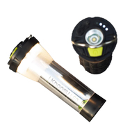 Senter LED Mini Tipe-C untuk Camping dengan Tripod/Lampshade, 2 Mode, 200Lm, Tahan Air IP54, Dapat Diredupkan, Jangkauan 10m, untuk Penggunaan di Rumah dan Camping