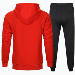 Conjunto Deportivo Unisex Personalizado con Logotipo, Sudadera con Capucha y Pantalones Deportivos de Alta Calidad, Ropa Deportiva Lisa Personalizada - Product Image 5