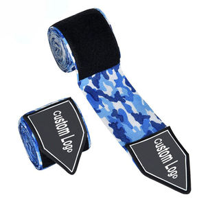 Bandages de boxe en coton élastique en gros, légers, résistants à l'eau, respirants, écologiques, avec support pour logo personnalisé et marque personnalisée - Product Image 1