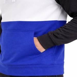 Sweat à capuche pour homme avec empiècements contrastants, poche kangourou, coupe décontractée, personnalisable OEM - Product Image 5