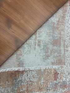 Soft Luxury <b>Machine</b> Made Wool Abstract Modern Low Pile Carpet Floor Covering for Elegant Interior Decoration - Product Image 3