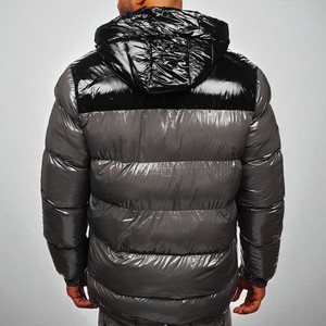 Chaqueta acolchada con capucha de alta calidad, moda de invierno, nueva llegada, extragrande, impermeable, para hombre, diseño y logotipo personalizados - Product Image 2