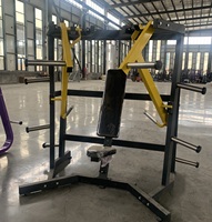 Máquina Profesional de Press de Pecho ISO-Lateral con Brazos Independientes Ajustables para Entrenamiento de Espalda y Pecho