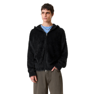 เสื้อฮู้ดซิปผู้ชายสไตล์สตรีทแวร์ OEM ไซส์ใหญ่ คุณภาพสูง ขายส่ง ผ้าฝ้ายเรียบ ซิปแบบสั่งทำได้ - Product Image 1