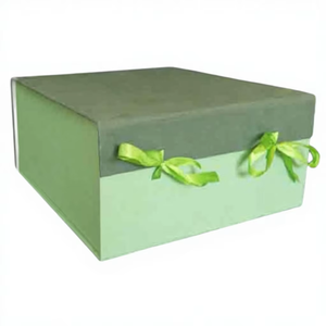 Boîte solide personnalisée en carton avec fermeture à ruban, boîte cadeau pour anniversaire, mariage, demoiselle d'honneur, témoin, anniversaire de mariage - Product Image 1