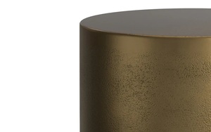 Cylinder Accent <b>bar</b> Table Textured Finish Elevated Base Compact Form Sturdy Construction Perfect Piece for Modern Spaces - Product Image 3