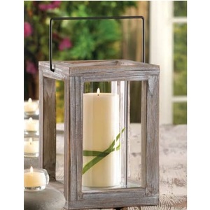 Farol Decorativo de Madera de Primera Calidad con Diseño Único, Decoración para el Hogar, Jardín y Bodas, de Proveedor Indio - Product Image 1