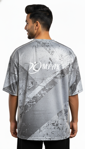 Camiseta Urbana Casual Sublimada de Gran Tamaño para Hombre - Product Image 2