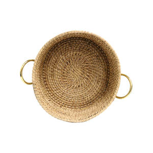 Panier de rangement décoratif en osier Décoration d'intérieur Panier tissé en rotin d'organisation - Product Image 4