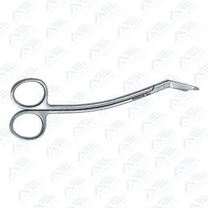 Ciseaux dentaires orthodontiques à gomme Poignée incurvée Ciseaux chirurgicaux en acier inoxydable Opération manuelle Outil de précision Instruments médicaux - Product Image 2